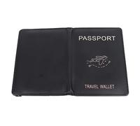 Alomejor Pass Holder Multi -Cards -Lots Black Pu