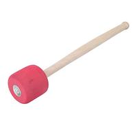 Alomejor Percussion Accessory Red Bass Drum Mallet Stick Foam Oak Handle for Bands Drummer 1PC