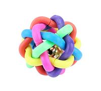 Alomejor Pet Bite Toy for Puppies, Extra-Tough Rubber Ball | Durable design, Fun chewing, Lightweight, Great for training, Interactive play
