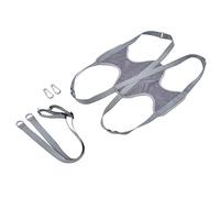 Alomejor Pet Grooming Hammock Breathable Soft Helper for Dogs Cats Clipping Bathing - Multifunctional Hammock Restraint Bag for Any Pet Size (Gray)