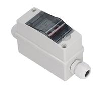 Alomejor Photovoltaic DC Isolation Switch Reliable Overload Protection for Solar Energy Systems Outdoor IP65 Rated (40A)