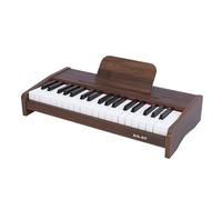 Alomejor Piano Keyboard 37 Stylish Portable Wood Grain Electric Keyboard for Beginners and Experienced Players Made of Wood Grain Design