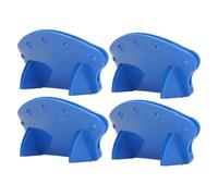 Alomejor Plastic Antislip Poker Card Holders for Game Playing, Expandable to Hold 15 Cards, Perfect Gaming Accessories for Children and Elderly, 4 PCS 8.5 X 4in Poker Holders