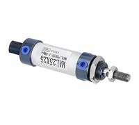 Alomejor Pneumatic Cylinder, 25mm Mini Double Acting Type (Stroke 25mm) | Durable aluminum alloy, stable performance, wide stroke options, high