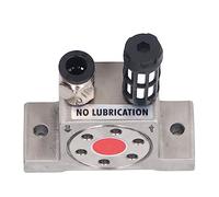 Alomejor Pneumatic Oscillator G1/8in Heavy Duty Air Vibrator for Casting and Packaging Use Stainless Steel