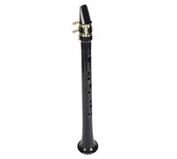 Alomejor Pocket Saxophone Kit with Alto Mouthpiece, C Key Mini Sax Woodwind Instrument Portable for Beginners Breath Practice