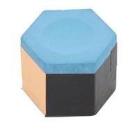 Alomejor Pool Cue Chalk, Professional Pool Stick Cue Tip Powder Billiard Chalk Hex Shape Minimal Dust for Optimal Feel and Control