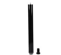 Alomejor Pool Cue Extension Carbon Fiber Billiard Cue Extender 12.6 Inch Precision Threaded Connection Lightweight Design with Storage Bag for Practice Competition for Cuetec