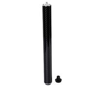 Alomejor Pool Cue Extension Carbon Fiber Billiard Stick Extender 12.6in Aluminum Secure Connection Portable Cue End Extension for PERI Pool Players