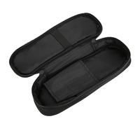Alomejor Portable Clamp Meter Case Sturdy Storage Bag for Multimeters PU Black Yellow 10.4x3.5x2.0in