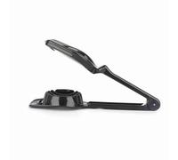 Alomejor Portable Egg Cutter Efficient Kitchen Tool for Hard Boiled Eggs Non-Slip Base Black 7.48x2.95in for Home Use