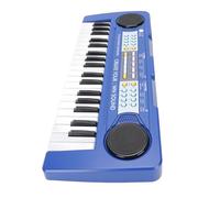 Alomejor Portable Piano 37 Keys with 8 Tones 8 Rhythms | ABS Construction, USB Powered, 6 Demo Songs, 4 Instrument Effects, Recording and Playback, Microphone for Interactive Play