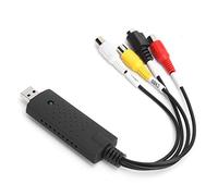 Alomejor Portable Video Collection Card USB 2.0 with AV/S-Video Inputs for Easy Recording on /