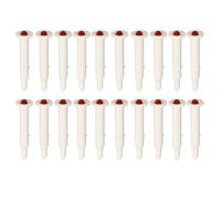 Alomejor Poultry Thermometer Disposable 20Pcs Accurate Roasted Chicken Cooking Temperature Meter for Kitchen Supplies Plastic 1.8 X 0.5 in