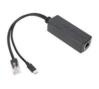 Alomejor Power Over Ethernet POE Splitter Efficient and Handy 48V to 5V Module for Micro USB Devices Like, 1 Unit