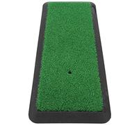 Alomejor Practice Swing Mat, Super Durable Rubber Backing with Shock Absorption and Club Protection, Made of PP Artificial Grass for Indoor and Outdoor Exercises