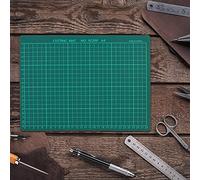 Alomejor Precise Cutting Mat with Self Healing Surface for Office and School Use, Anti-Skid Design for Safety, A4 Size Single Face Green (A4 Single Sided Green)