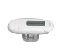 Alomejor Precise Steps Counter with a Large LCD Screen for Monitoring Physical Condition Effortless (White)
