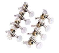 Alomejor Premium -Mandolin Machine Heads Tuning Pegs 4L4R String Tuner Simple Installation, Extended Appearance Suitable for the Fine Setting of 8 Strings Mandolin
