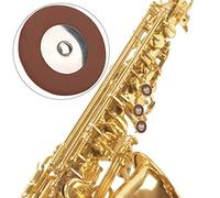 Alomejor Professional 28PCs Sax Leather Pads SPOUT SET for Soprano Saxophone, Suitable for All Soprano Saxophones, Sheepskin Material Material