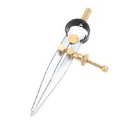 Alomejor Professional 4in Spring Wing Divider Caliper with Brass and Carbon Steel for Drafting and Cutting in Woodworking and Metal Projects - Easy to Use