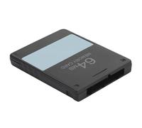 Alomejor Professional 64M Memory Card for Console, FMCB Game Data Saver, Easy to Use, Black, 1 Piece (64M FMCB)