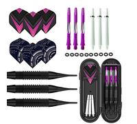 Alomejor Professional Plastic Tip Darts Ergonomic Design for Electric Dart Board Enthusiasts with Storage Box/Cover, Family Game Night