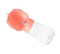 Alomejor Proof Dog Drinking Bottle 350ml Portable Water Feeder for Pets Hiking Outdoor Activities (Pink)