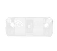 Alomejor Protective TPU Clear Case with Non-Slip Grip for ROG Ally Handheld 2023 Featuring a Stand and Full Port Access (Clear)