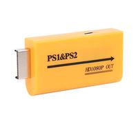 Alomejor /PS2 to Video Converter Adapter High-Definition Output for Gamers Yellow 7x3.5x1.5cm 1 Unit
