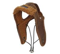Alomejor PU Leather Pet Pilot Hat, Comfortable Aviator Cap for Small to XL Pets, Warm Pet Accessories, Durable PU + Velvet, (193)