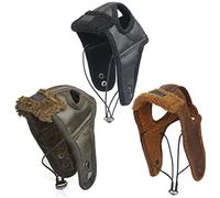 Alomejor PU Leather Pet Pilot Hat, Comfortable Aviator Cap for Small to XL Pets, Warm Pet Accessories, Durable PU + Velvet, (Assorted Color)