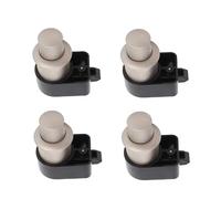 Alomejor Push Button Latch, Zinc Alloy, Keyless Cabinet Lock with 25mm Installation Hole for RV Motorhome and Yacht (Pearl Ni Color)