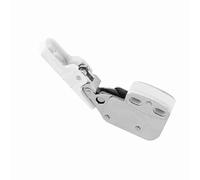 Alomejor Push to Open Touch Catch Latch Lock for Cupboard Doors, Durable ABS Flame Retardant Bounce Lock for Kitchen Bedroom Lounge, White