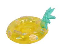 Alomejor Pvc Baby Swim Float with Sponge Bottom Seat and Safety Handles | Durable 0.25mm Pvc, Leak-proof Design, Easy Inflate/deflate for Pool or Bathtub, Prevents Tipping
