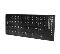 Alomejor PVC German Keyboard Sticker for Computers and Laptops
