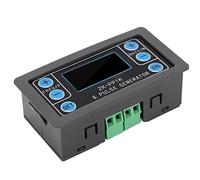 Alomejor PWM Pulse Frequency Generator Adjustable DC6V-30V Clear Display Durable Signal Module for Testing and Experimentation
