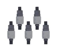 Alomejor Quick Connect Hose Fitting, Efficient and Reliable Self Locking Adapter for Automotive and Packaging, 5 Pieces, PVC Profiles (SM+PM-20)