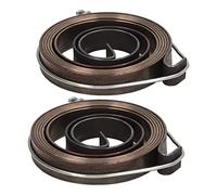 Alomejor Quill Spring 2Pcs Robust Drill Press Return Coil Spring for Drill Accessories Plated