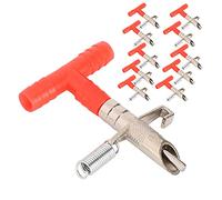 Alomejor Rabbit Automatic Nipple Drinkers Durable Farm Poultry Drinking for Clean Water Supply Plastic + Stainless Steel 10PCS