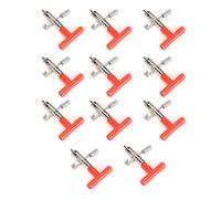 Alomejor Rabbit Automatic Nipple Drinkers Durable Farm Poultry Drinking for Clean Water Supply Plastic + Stainless Steel 10PCS