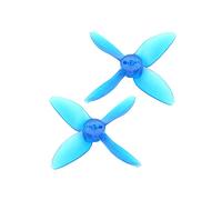 Alomejor RC Accessory 2inch CW CCW 4-Blade Propellers, Broken Resistant Blades, High Efficiency for FPV Racing Quadcopters, 6 Pairs, Suitable for Drone Enthusiasts