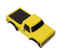 Alomejor RC Body Chasing Durable Shock for Axiale SCX24 1:24 Tracked Vehicle, PE Material, Blue, Pickup Truck Body Shells for RC Cars Spare Parts (Yellow)