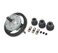 Alomejor RC Car Differential Gear Kit 52T | Made of premium steel, optimizes deceleration, fits Slash 4x4, durable and robust, improved torque
