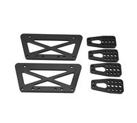 Alomejor RC Chassis Lift Place Compilation for Axial SCX10 1/10 - Improve the Performance, Applicable to Lovers of Climbing Car Enthusiasts Made Aluminum Alloy Material (Black)