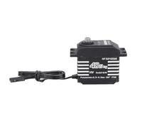 Alomejor RC Digital IP68 Servo High Torque 25T Spline 0-180 Ultra Linear Motion with Double Ball Bearings for 1/8 1/10 /12 RC Cars Crawler Robot (Black)