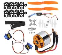 Alomejor RC Helicopter Fixed Wing Ensemble with SG90 9G for Remote Control Helicopter, Metal + Plastic for RC Lovers