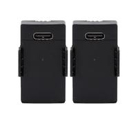 Alomejor RC Plane Battery 3.7V 220mAh Lithium Replacement Pack Fast Charging 40 Minutes 8 to 10 Minute Flight Plug And Play for A61 Air Wolf RC Helicopter Users (2 pieces)