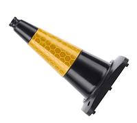 Alomejor RC Road Cone, Reflective Traffic Cone for RC Car Training, with ABS Material, Fit for HSP HPI AXIAL (Black)