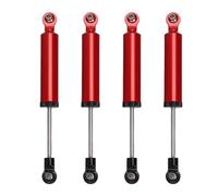 Alomejor RC with 100 Mm Set for the RC 1/10 Car, Stable Damping Performance, Improvement of Your Cars with a Set of 4 Rooms (Red)